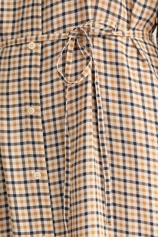 Vestido-camisa relaxed - Bege