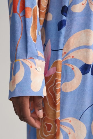 Vestido midi relaxed - Azul