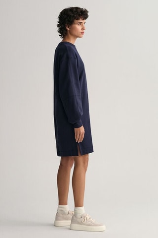 Vestido-sweat oversize - Azul-marinho