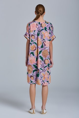 Vestido regular sem mangas - Lilás