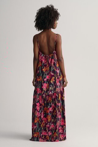 Vestido comprido regular - Preto