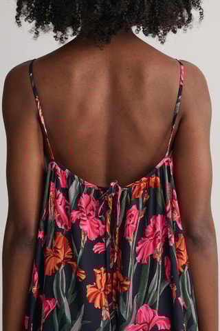 Vestido comprido regular - Preto