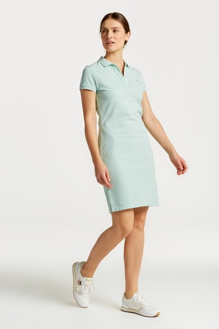 Vestido-polo regular - Verde-claro