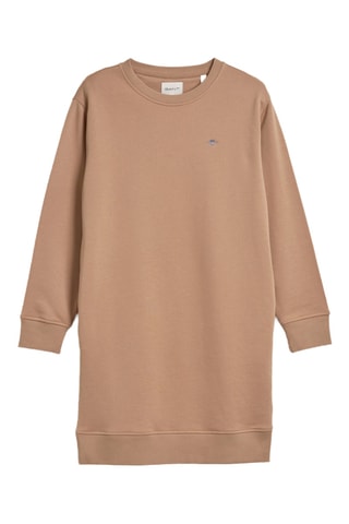 Vestido-sweat - Bege