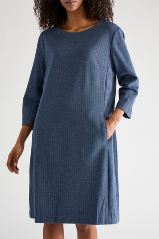 Vestido direito - Azul