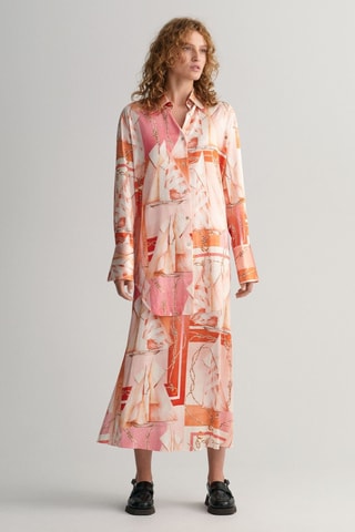 Camisa em seda - Coral