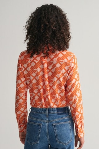 Camisa em seda - Coral