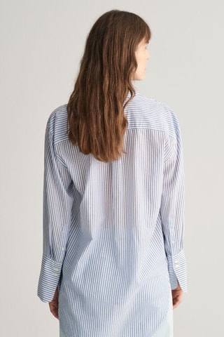 Camisa - Azul-celeste e branco