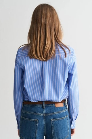 Camisa regular - Azul-claro