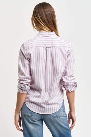 Camisa regular em algodão biológico - Rosa