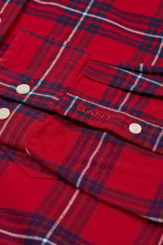 Camisa regular - Vermelho