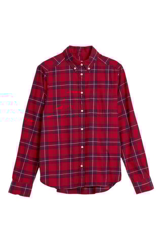 Camisa regular - Vermelho