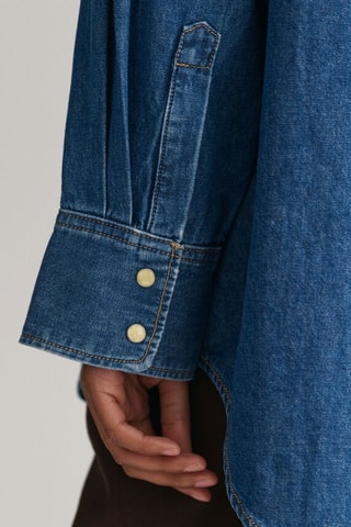 Camisa oversize - Índigo