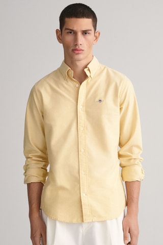 Camisa slim - Amarelo