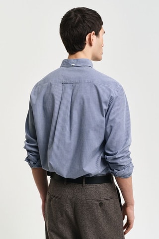 Camisa regular - Azul