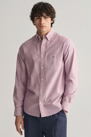 Camisa regular - Rosa
