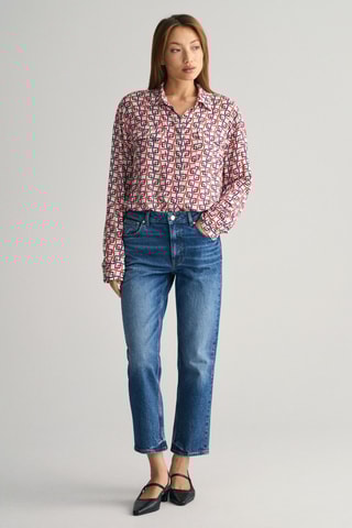 Camisa relaxed - Creme