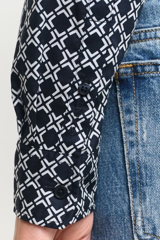 Camisa regular - Azul-marinho