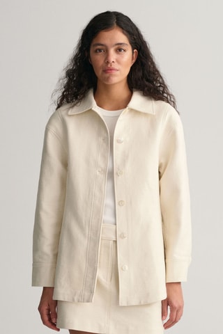 Sobrecamisa regular - Cru