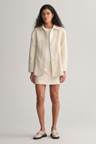 Sobrecamisa regular - Cru