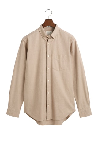 Camisa regular - Bege