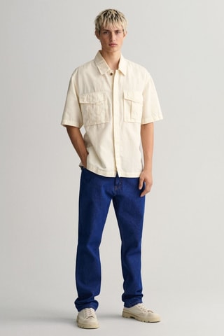 Camisa em linho - Bege