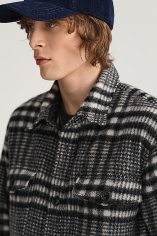 Sobrecamisa de lã - Preto