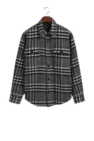 Sobrecamisa de lã - Preto