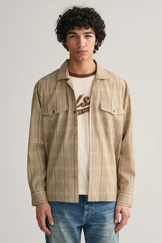 Camisa em lã - Verde-azeitona