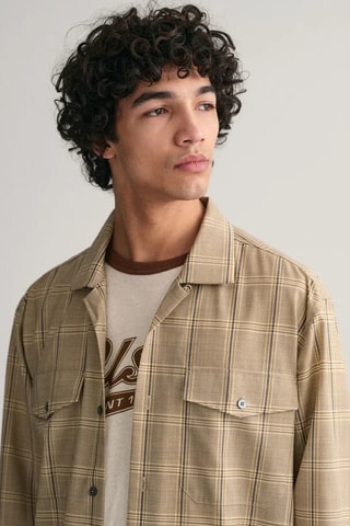 Camisa em lã - Verde-azeitona