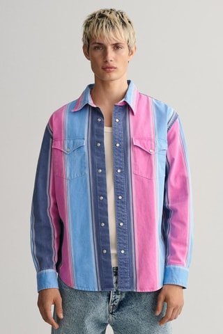 Camisa relaxed - Rosa