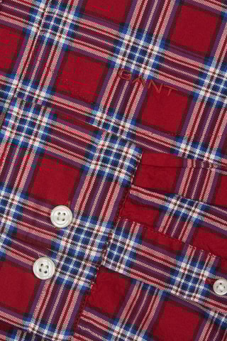 Camisa regular - Vermelho