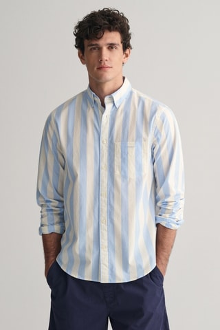 Camisa regular - Azul