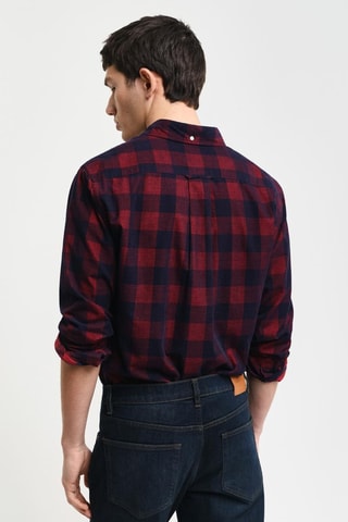 Camisa regular - Vermelho