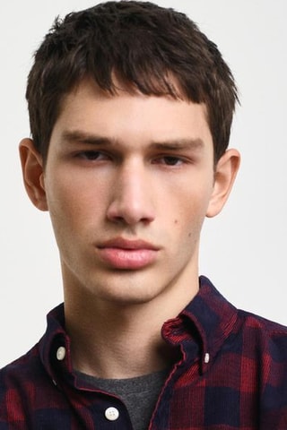 Camisa regular - Vermelho