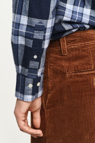 Camisa regular - Azul