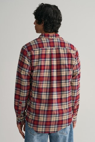 Camisa regular - Vermelho