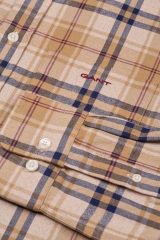 Camisa regular - Bege