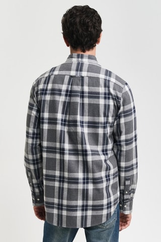 Camisa regular - Cinzento