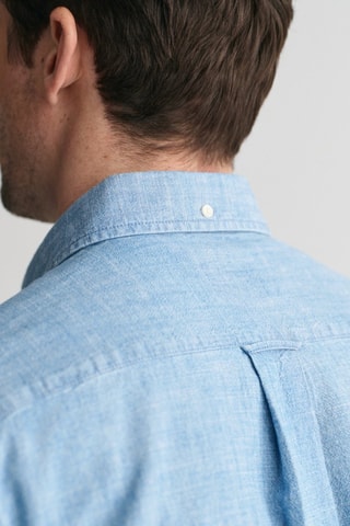 Camisa regular - Azul-claro