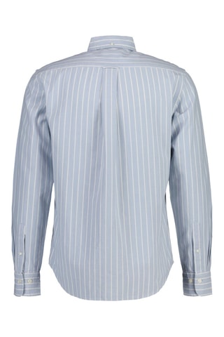 Camisa regular em algodão biológico - Azul