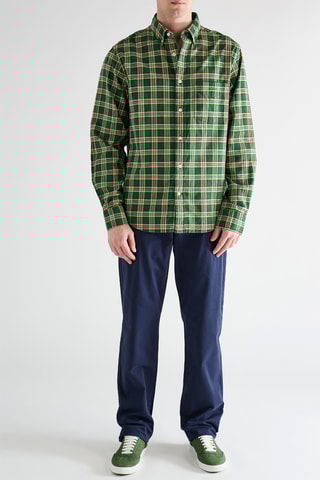 Camisa em algodão biológico - Verde