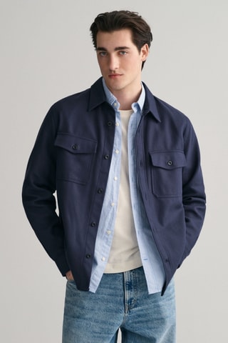 Sobrecamisa - Azul-marinho