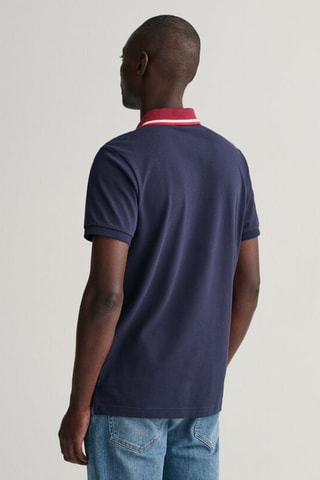 Polo regular - Azul-marinho