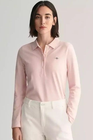 Polo slim - Rosa-pálido