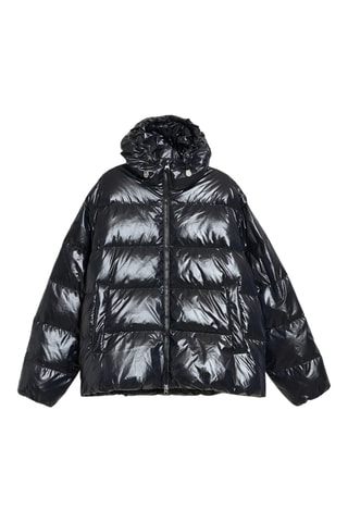 Blusão com capuz - Preto