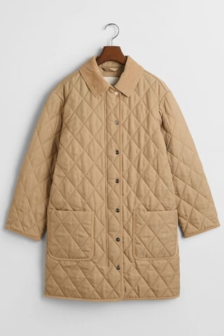 Doudoune longue - Beige