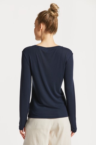 T-shirt slim - Azul-marinho