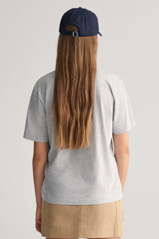 T-shirt relaxed - Cinzento-claro