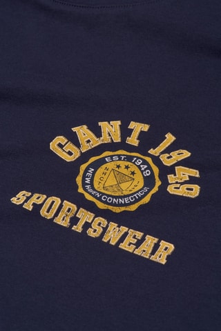 T-shirt - Azul-noite e amarelo